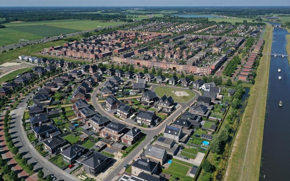 De Hoogeveense wijk Erflanden.