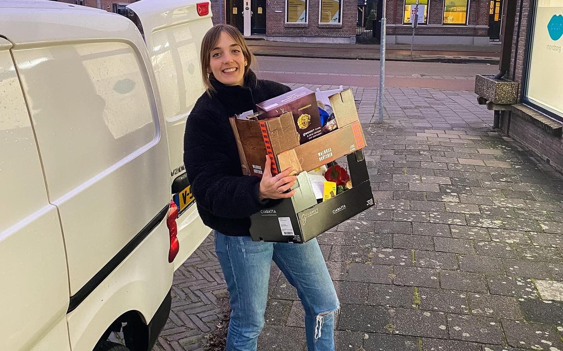 Manon Kwakernaak bestrijdt eigen handig voedselverspilling.