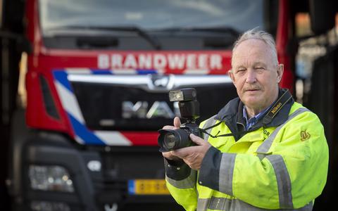 Brandweerfotograaf Henk Brunink.