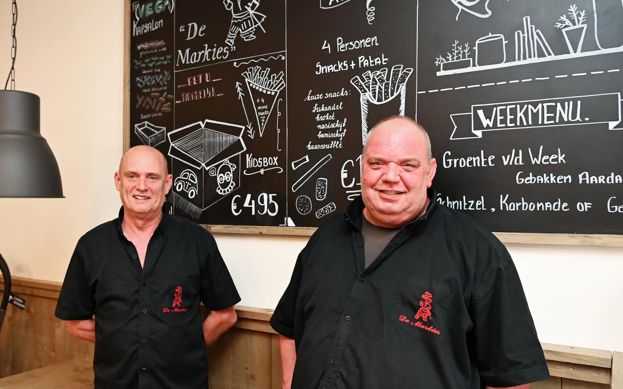 Peter Schimmel en Rudie Holterman van snackbar De Markies in Meppel Peter Schimmel en Rudie Holterman van snackbar De Markies in Meppel
