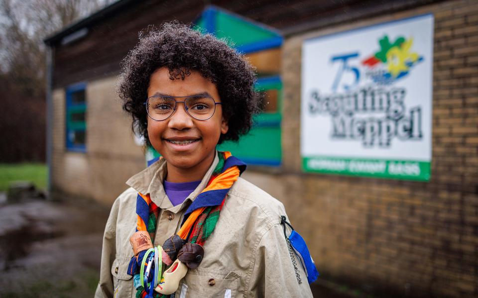 De 13-jarige Georgey Bekoe uit Meppel gaat in de zomer naar de Scout Wereld Jamboree in Zuid-Korea.