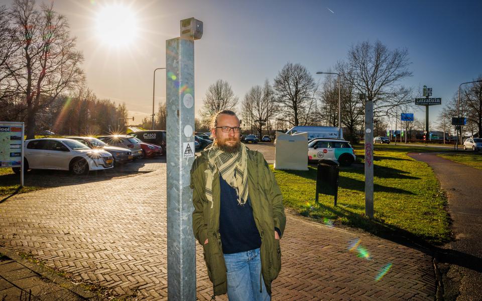 Arnoud Aantjes werkt met daklozen. Die verbleven soms op de carpoolplaats Meppel-Zuid.