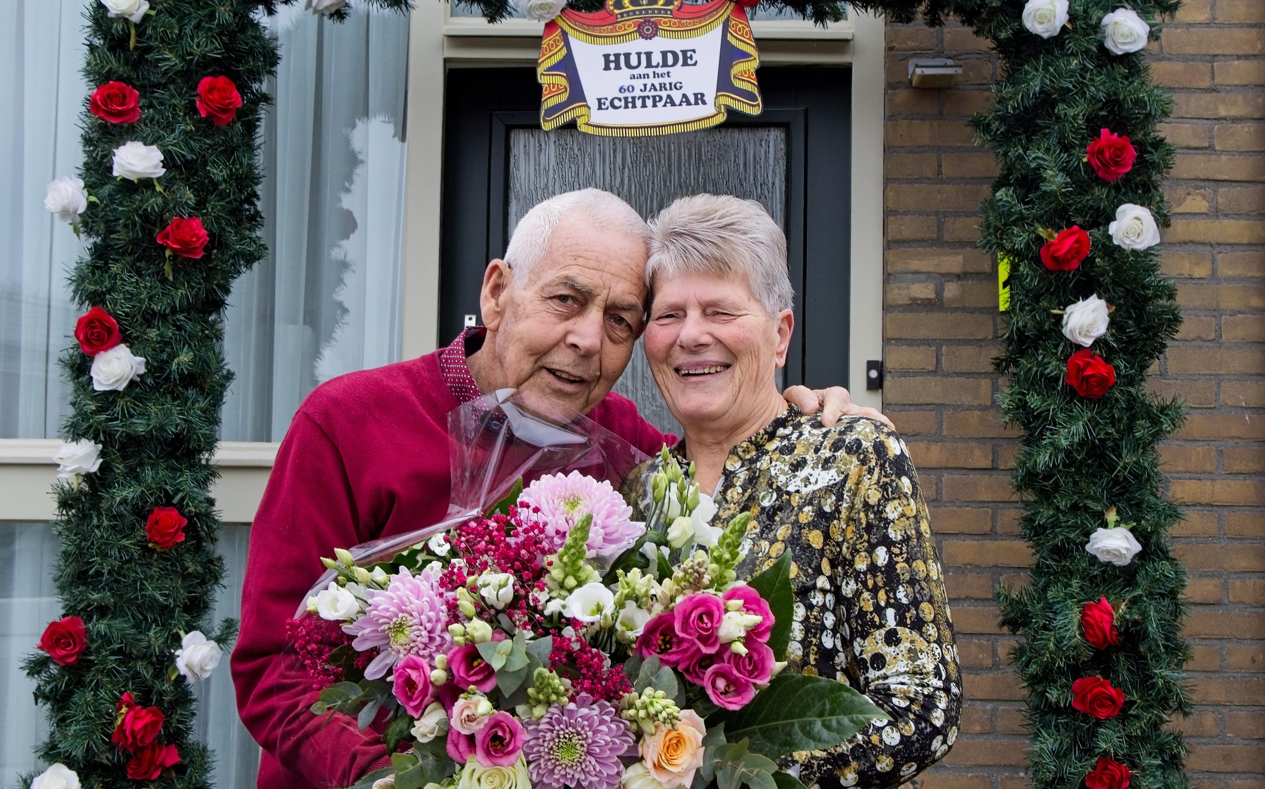 Geert Agtersmit en Femmie Agtersmit-Wolf uit Dwingeloo zijn 60 jaar getrouwd. ‘Gewoon van elkaar bli