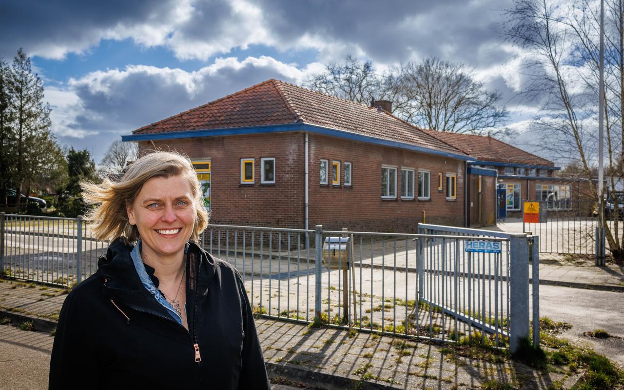 Bianca Grote Beverborg uit Meppel voor de voormalige Havelterbergschool. Bianca Grote Beverborg uit Meppel voor de voormalige Havelterbergschool.