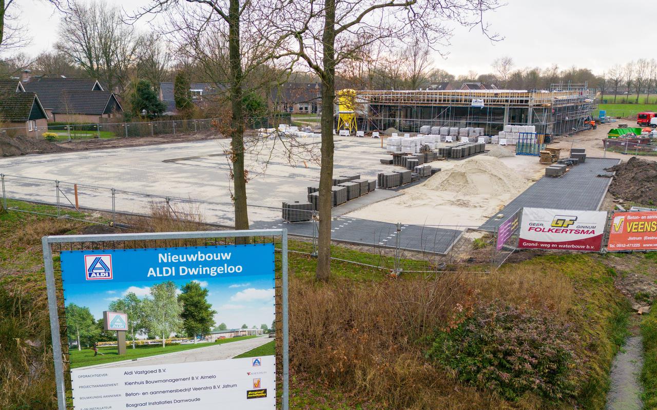 De nieuwe Aldi aan de Valderseweg in Dwingeloo.