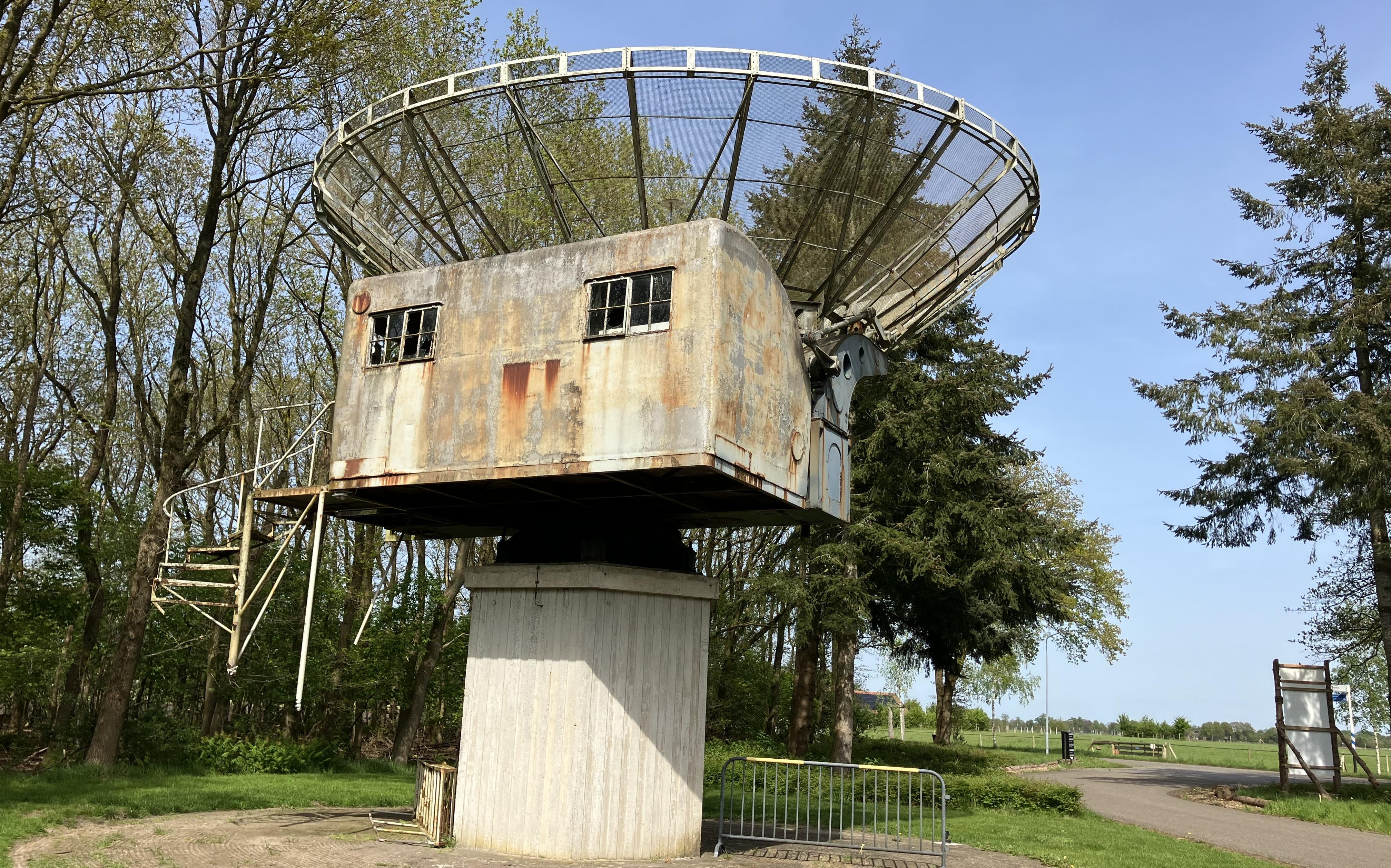 Telescoop bij Planedome in Dwingeloo is nu een provinciaal monument. 'Misschien maken we hem wel ges