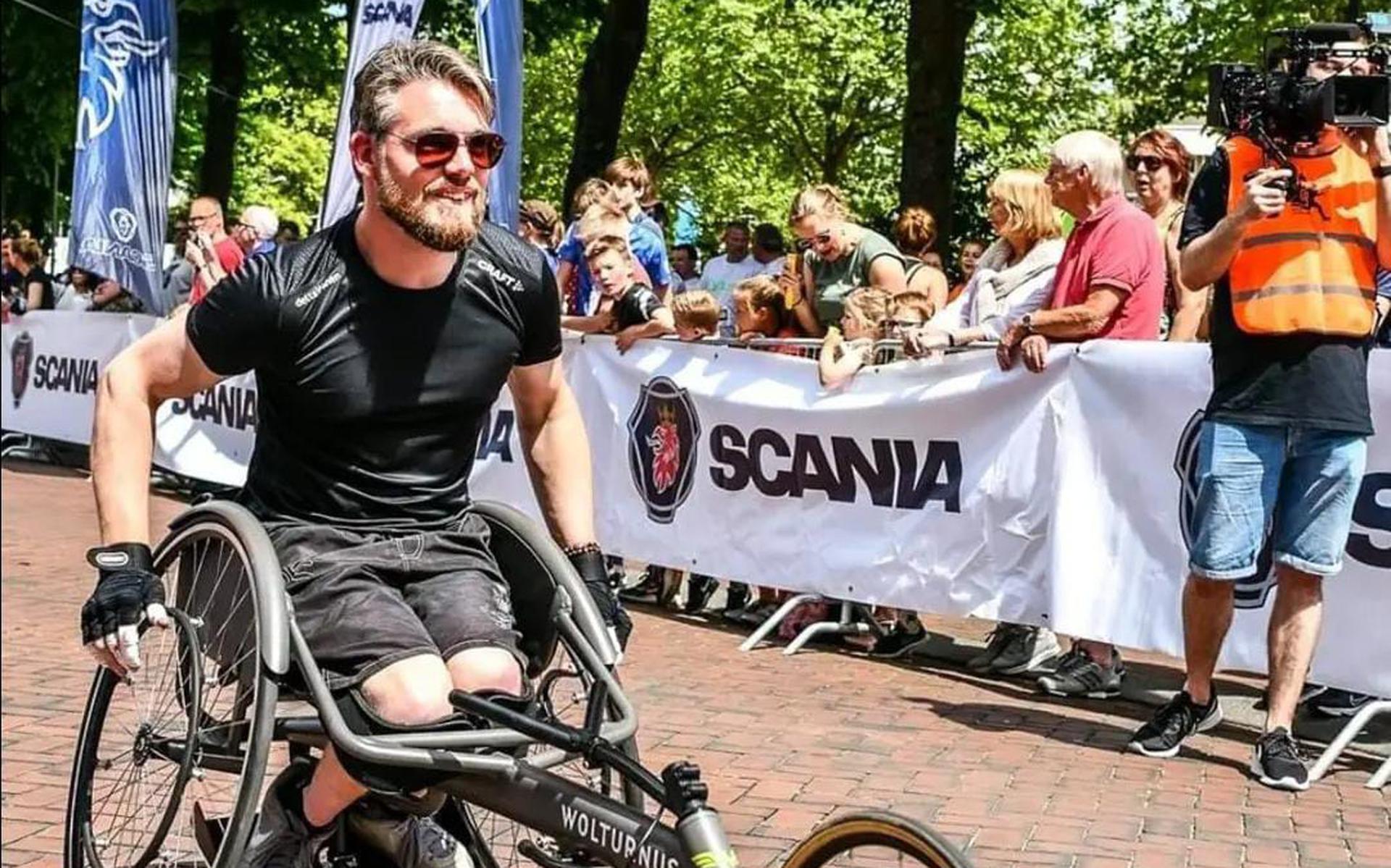 Wheelchair consumer Christiaan de Vries (41) refused initially of the Meppel Metropolis Run.  ‘We’re sorry it occurred this manner’