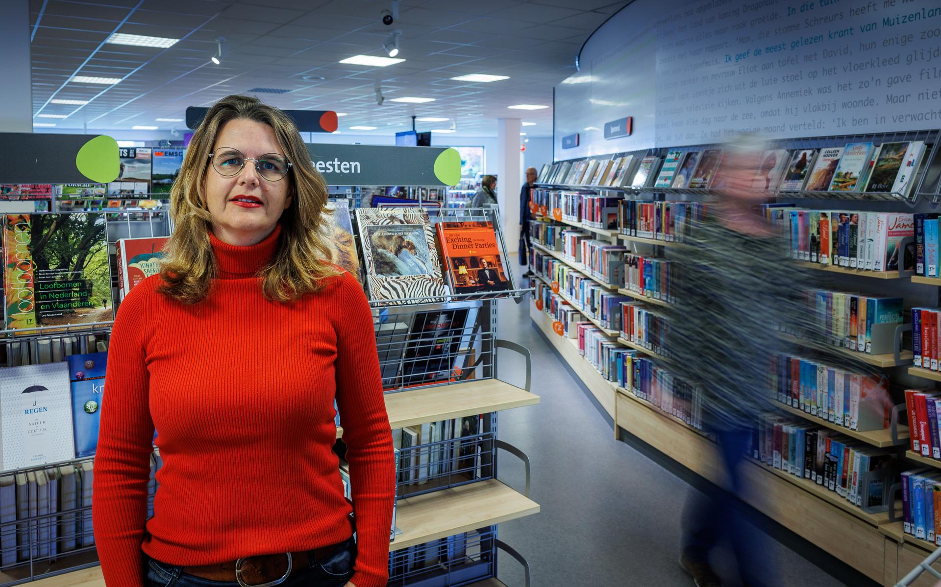 Marleen Strampel van de bibliotheek in Steenwijk.
