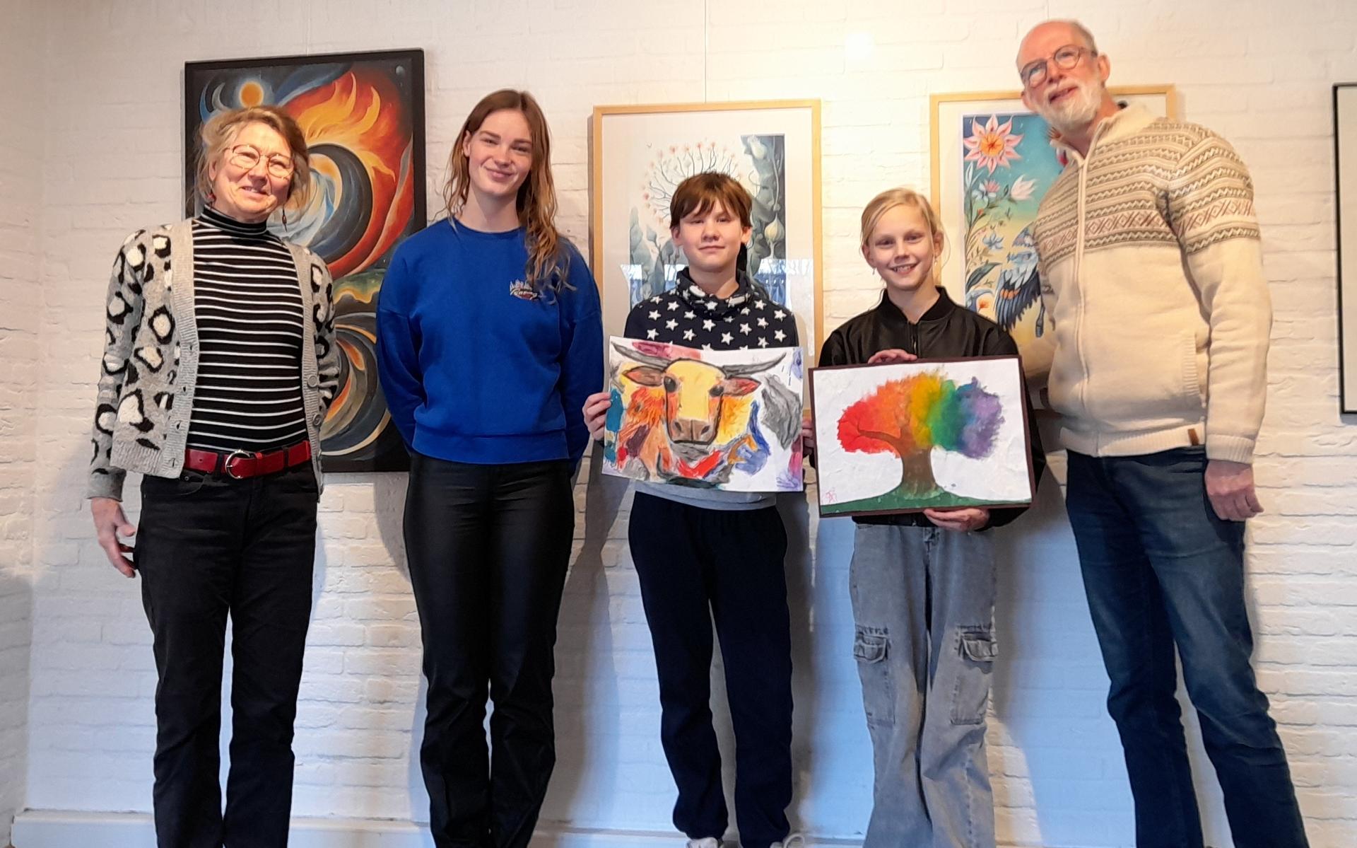 Leerlingen van OBS De Bosrank uit Havelte tonen talent in Museum Valse Kunst: 'Dit is wat wij graag 