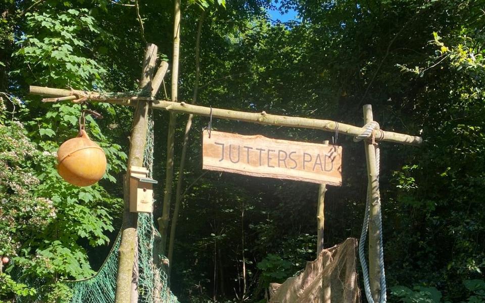 Het nieuwe Jutterspad bij het Zeemuseum.