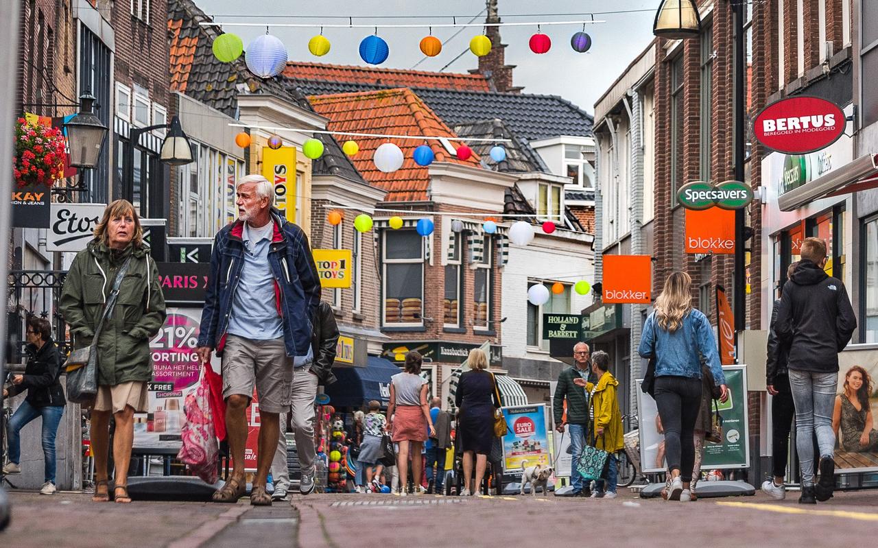 De Hoofdstraat in Meppel De Hoofdstraat in Meppel