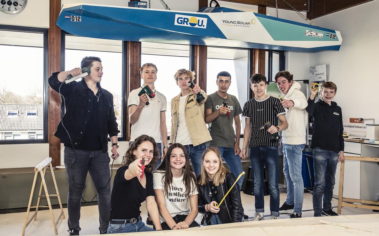 Het havo-team van Dingstede. Het havo-team van Dingstede.
