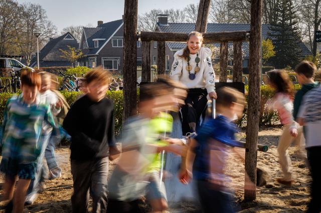 Kinderburgemeester Femke Klaassen geniet zichtbaar van haar functie. ‘Er is best veel voor jongere k