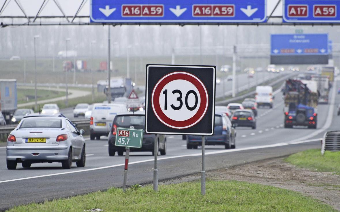 Geen 130 km/u vanwege overschrijding 'herriegrenzen'. Harder rijden