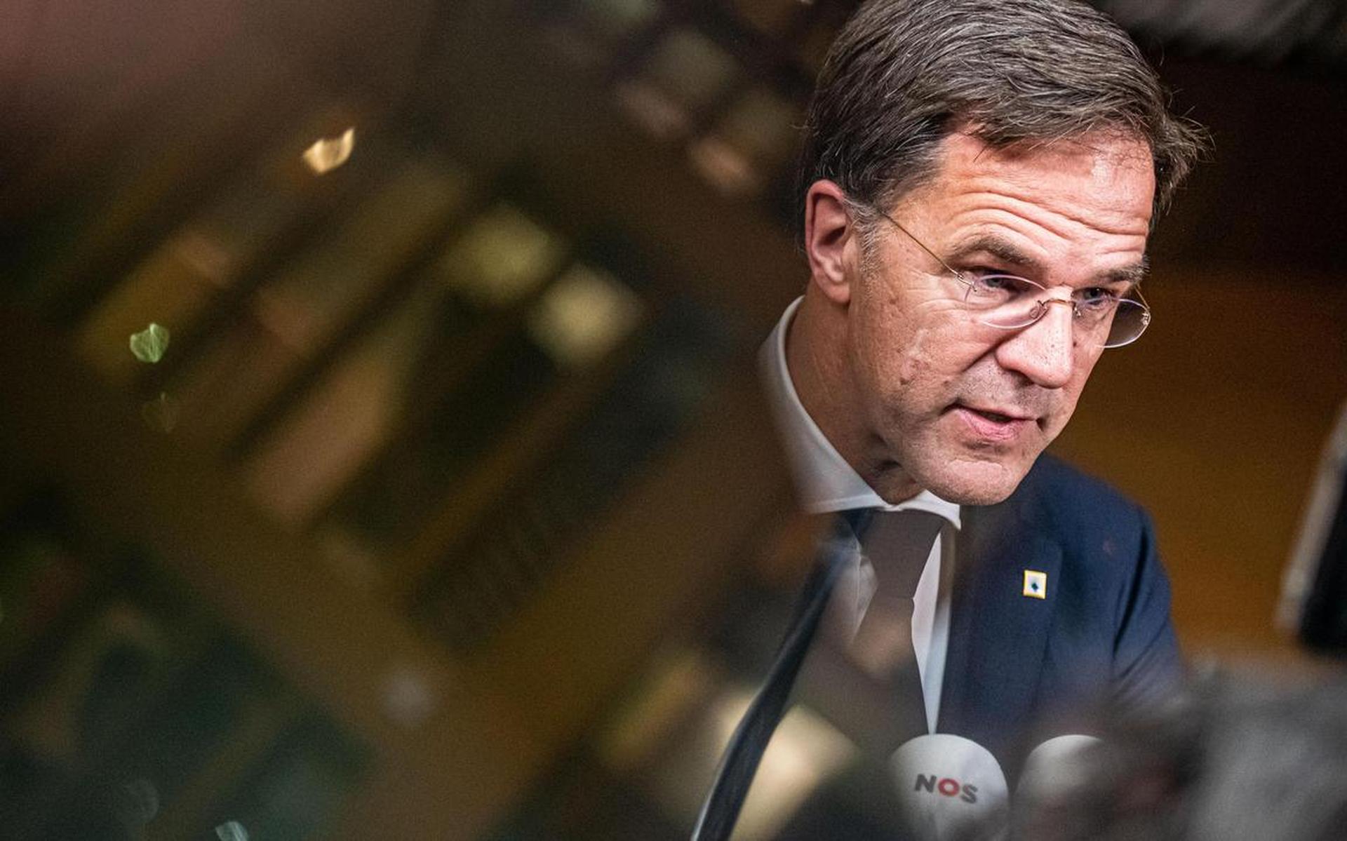 Minister-president Mark Rutte.