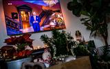 Koning Willem-Alexander hield zijn kersttoespraak vanuit de Chinese Zaal van paleis Huis ten Bosch.