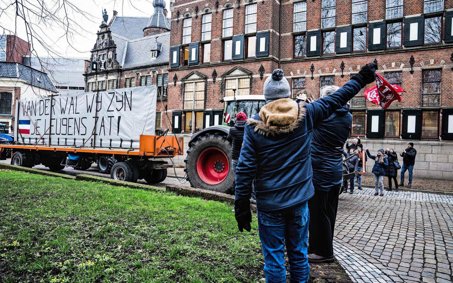 Eind januari kwamen tientallen boeren bij elkaar in Groningen, om te protesteren tegen de plannen van stikstofminister Van der Wal.