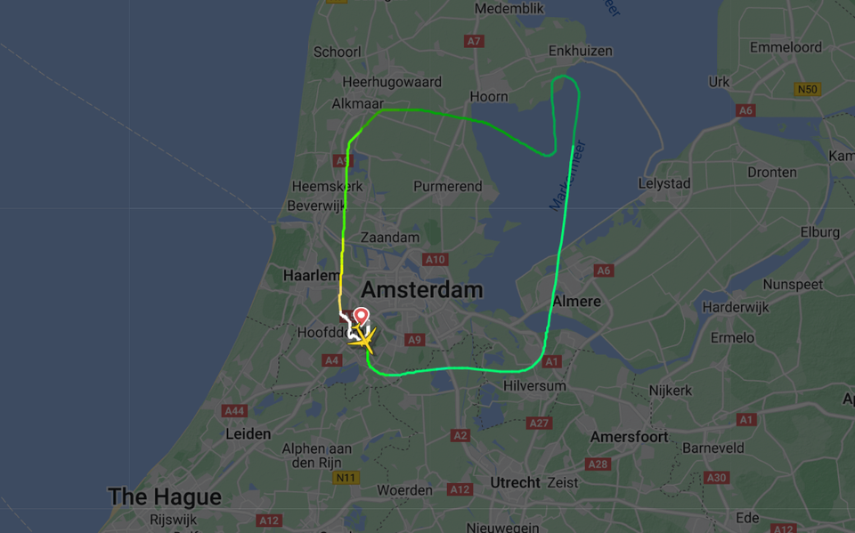 Vliegtuig maakt noodlanding op Schiphol. 'Mayday'