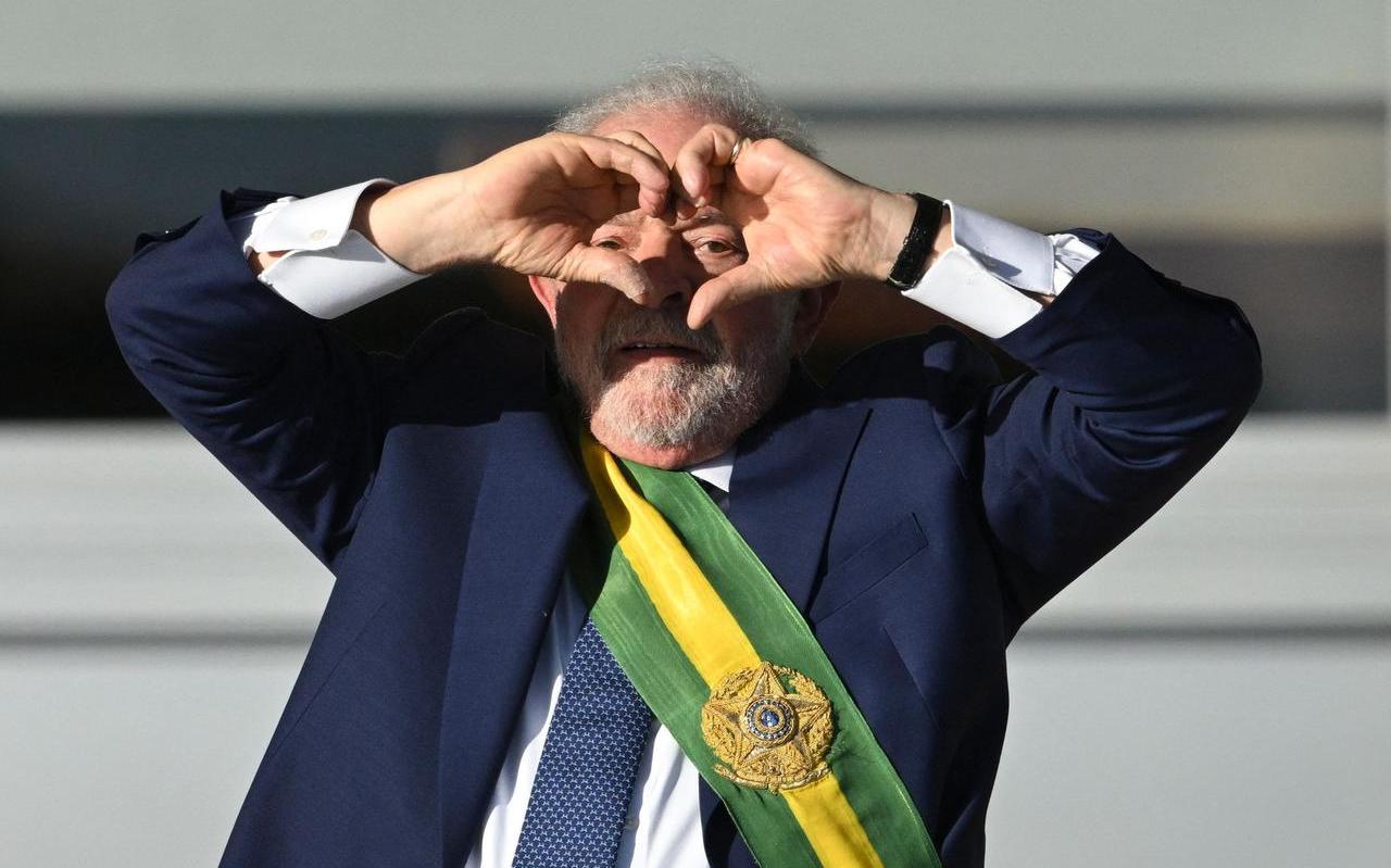 De nieuwe Braziliaanse president Luiz Inacio Lula da Silva. De nieuwe Braziliaanse president Luiz Inacio Lula da Silva.