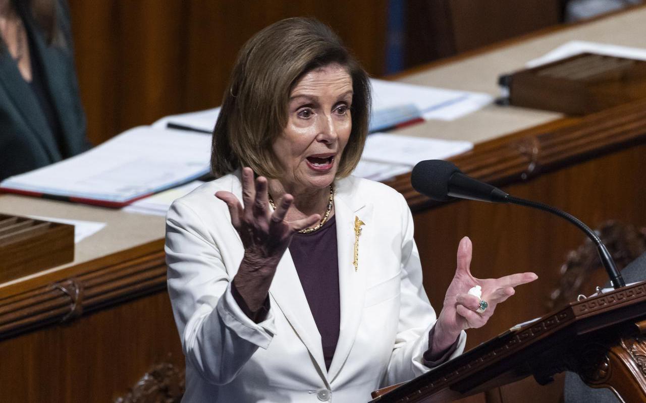 Nancy Pelosi kondigde donderdag haar vertrek aan als leider van de Democraten in het Huis van Afgevaardigden.