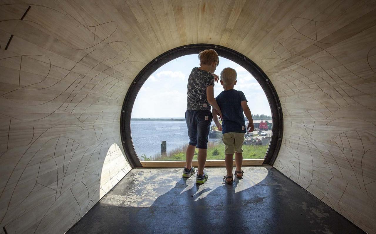 Uitzicht op het Lauwersmeer. Uitzicht op het Lauwersmeer.