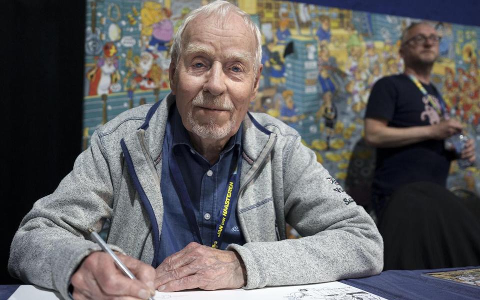Tekenaar Jan van Haasteren: ,,Mensen in de stripwereld zijn vrije denkers, met lak aan hoe het zogenaamd hoort.’’