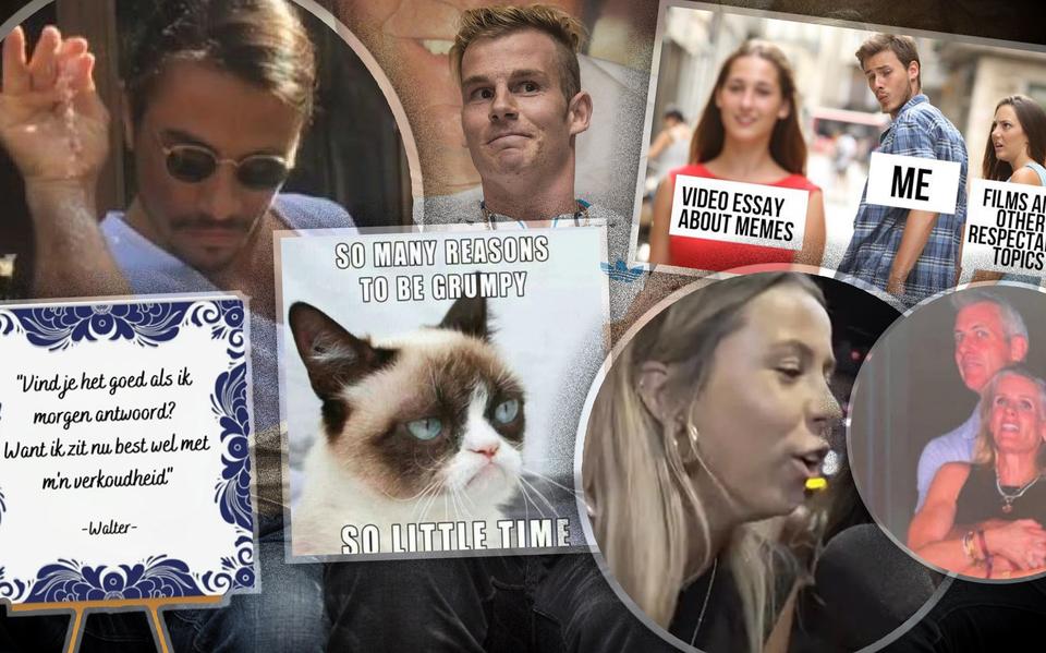 Op sociale media struikel je over memes, die iedereen in een handomdraai kan maken.