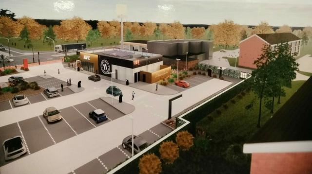 Streep door KFC aan de Schutstraat in Hoogeveen. Buurt ‘hartstikke gelukkig’ met besluit gemeente