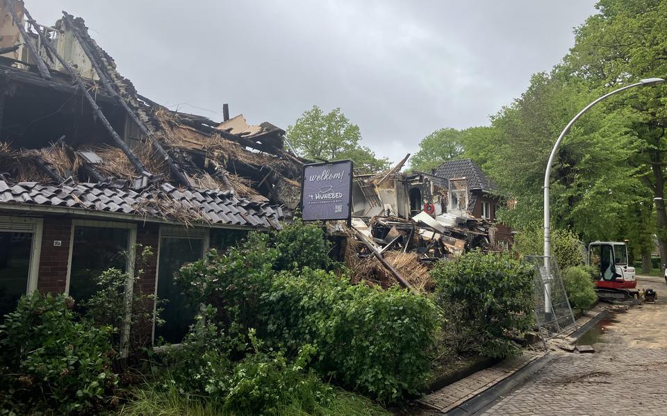Er is weinig tot niets meer over van groepsaccommodatie 't Hunebed in Sleen.