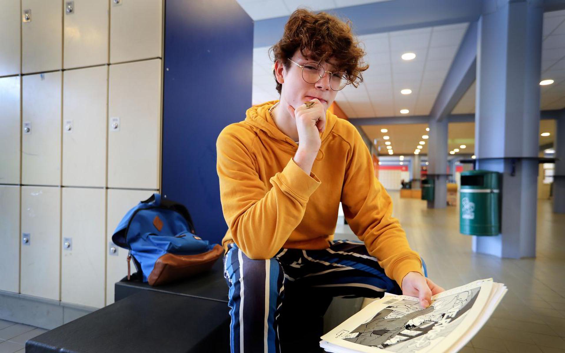 Havoleerling Bo Kuiper (17) heeft een goed gevoel over het examen