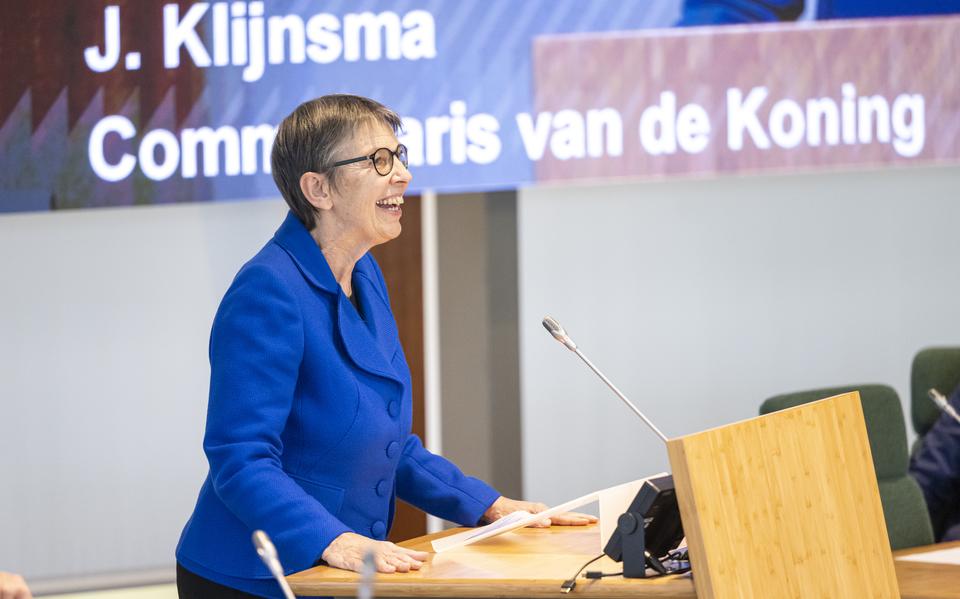 Commissaris van de Koning in Drenthe Jetta Klijnsma heeft zich de woede op de hals gehaald van de BBB.