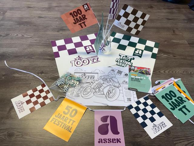 Om jubilea op te luisteren: TT-etalagepakketten voor ondernemers in Assen