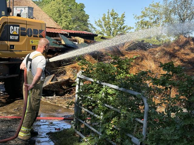 Brandweer redt kat uit brandende boerderij bij Coevorden. ‘Het ging allemaal zo snel’