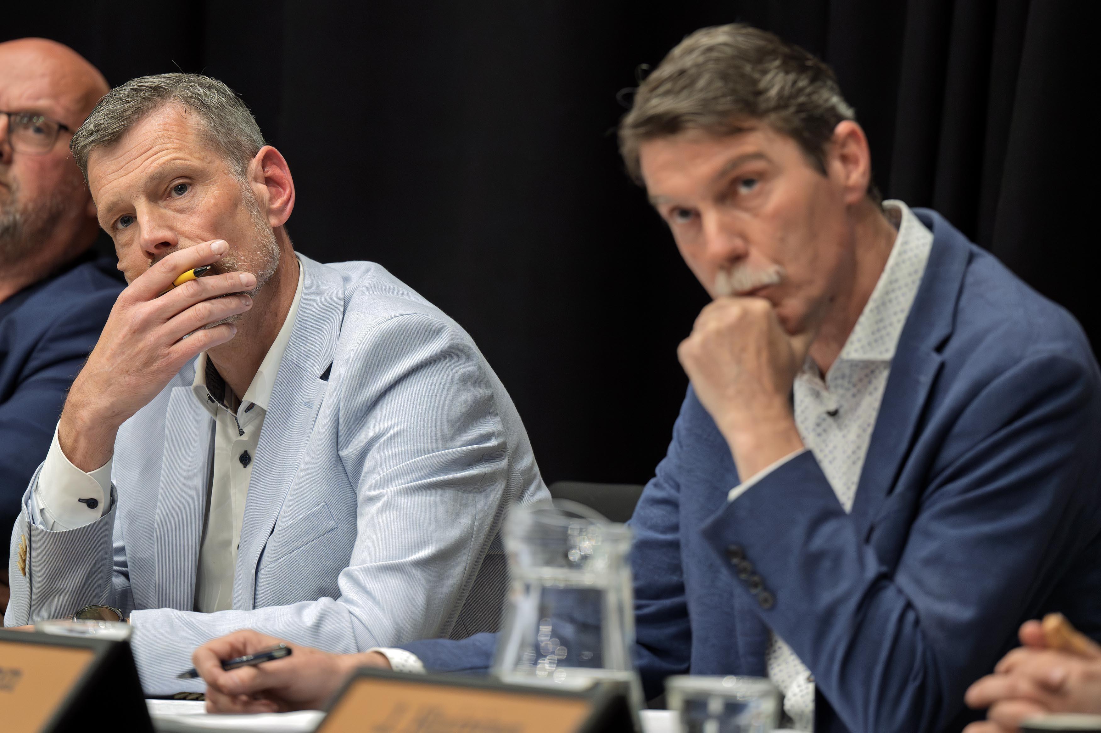 Erik Holties en Steven Stegen krijgen dringend advies conclusies te trekken na publicatie. ‘Wethoude
