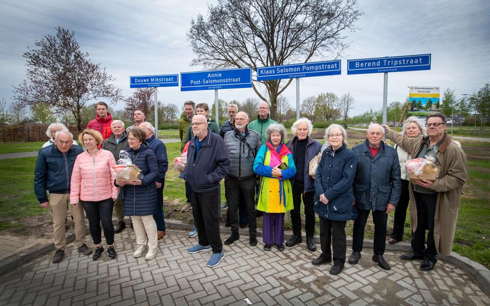 Van alle vier de verzetsmensen waren nazaten aanwezig. 