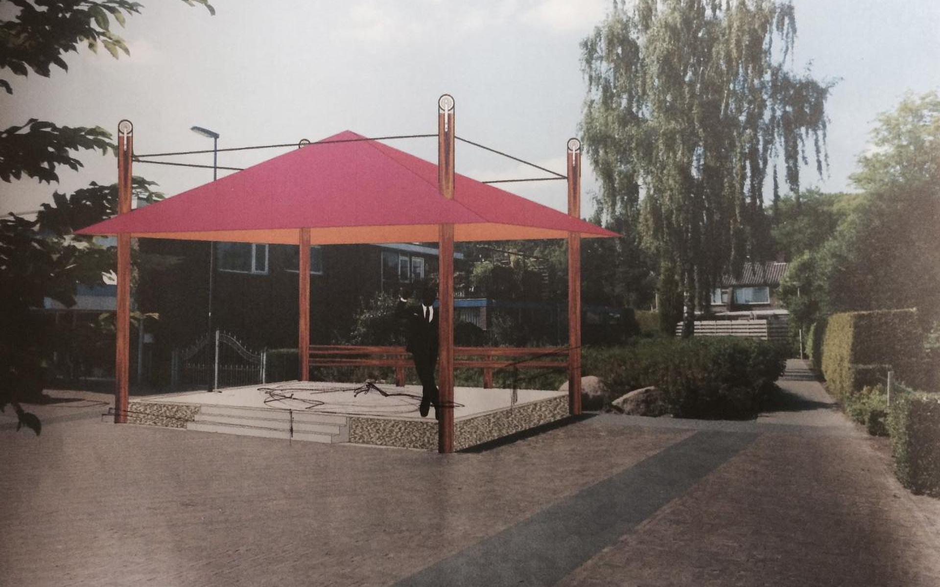 Muziekkoepel in hart Barger-Oosterveld