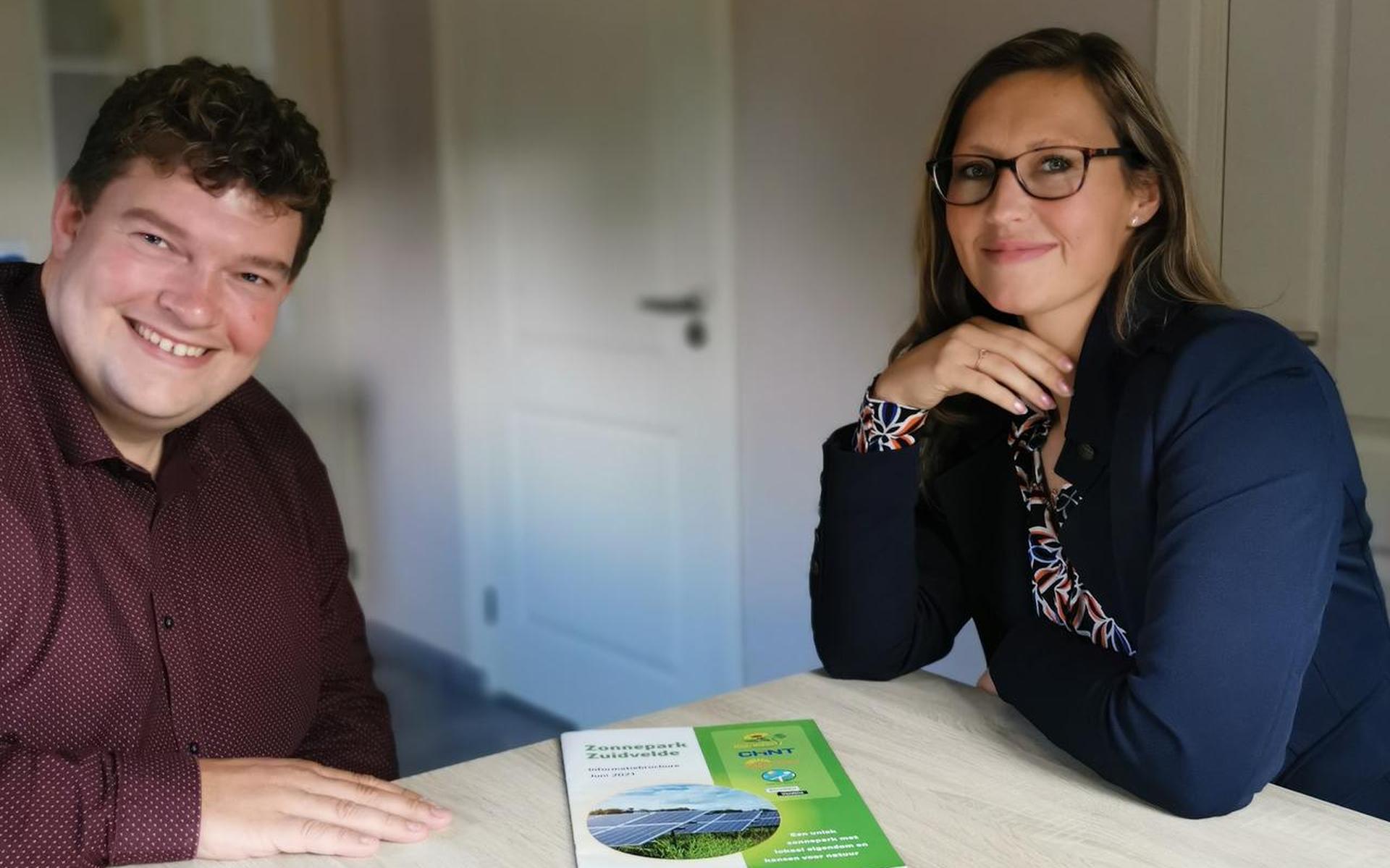 Robert Meijer en Nanda Emmens van de VVD in Noordenveld.