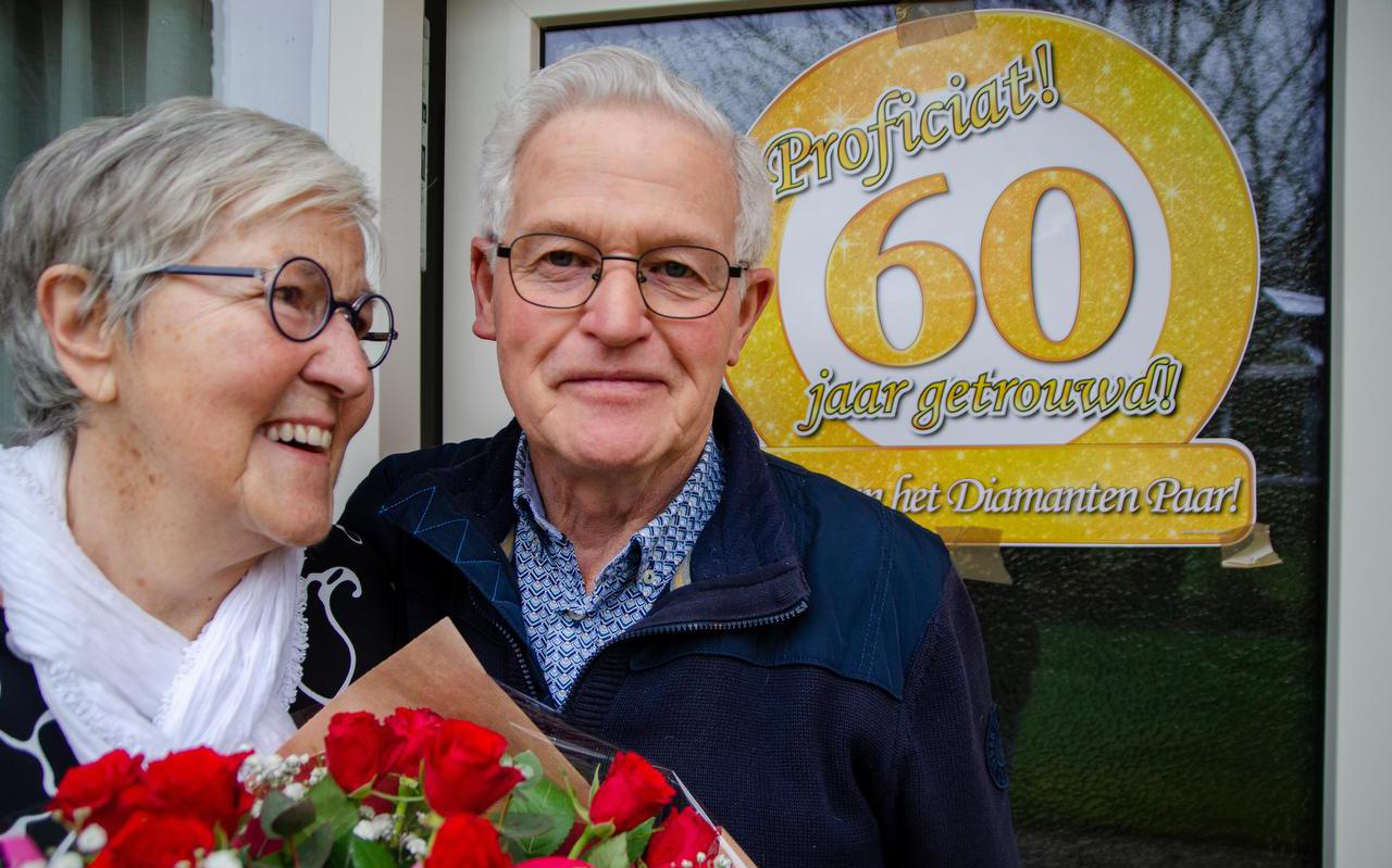 Rense en Lammie de Haan zijn zestig jaar getrouwd.