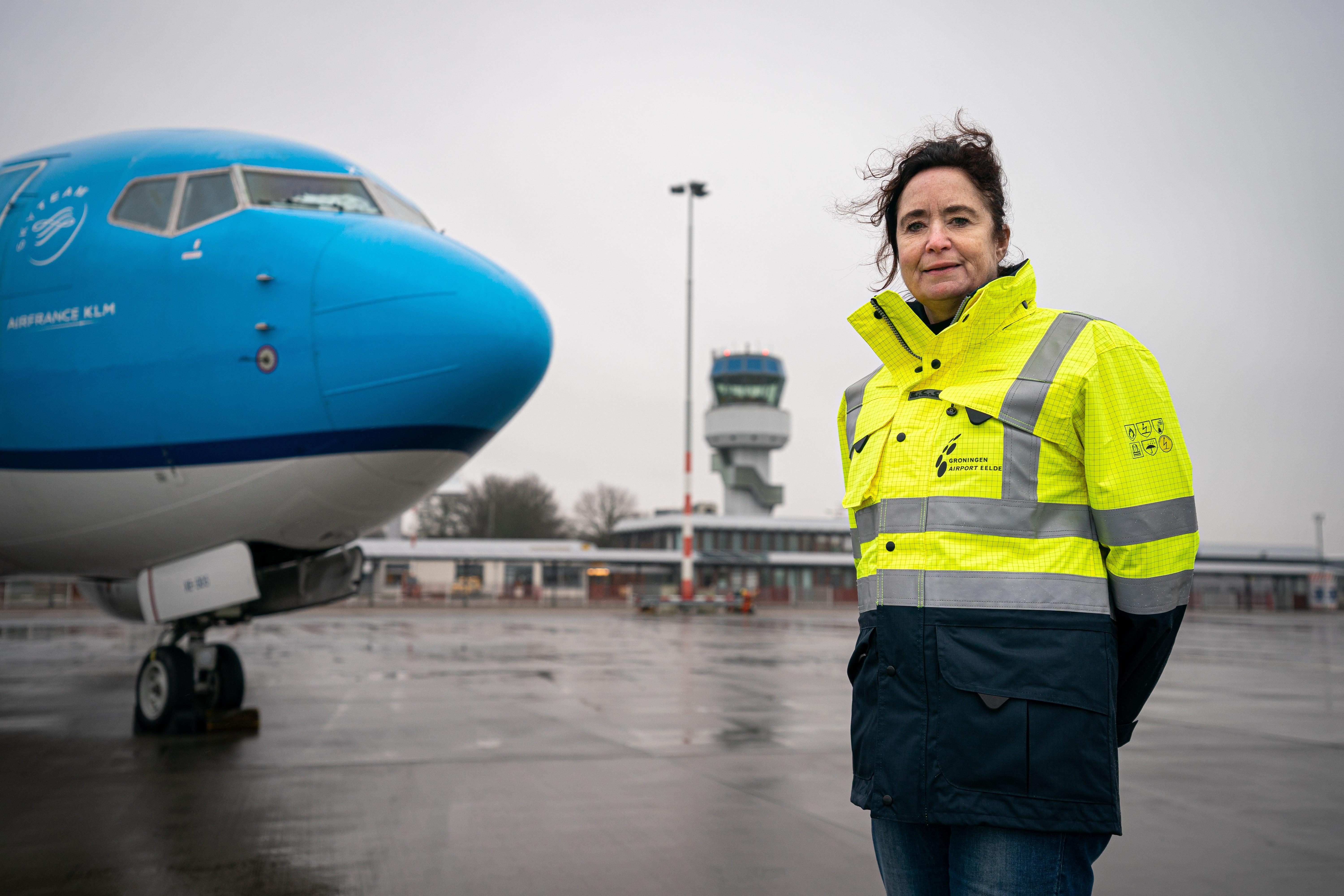 Vliegveld Eelde wordt luchtbrug tussen Thialf en Frankrijk tijdens Olympische Spelen van 2030. ‘Een 