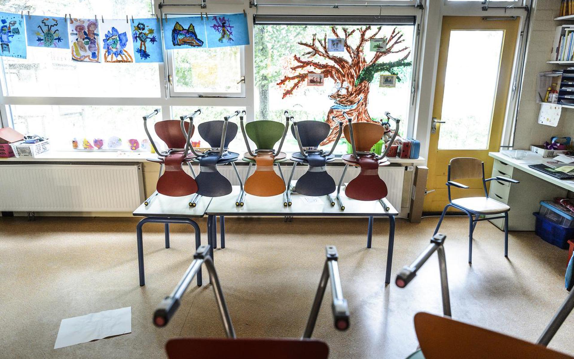 Op 14 februari blijven de klaslokalen in Noord-Nederland leeg, leerkrachten staken. Foto DvhN/Kees van de Veen
