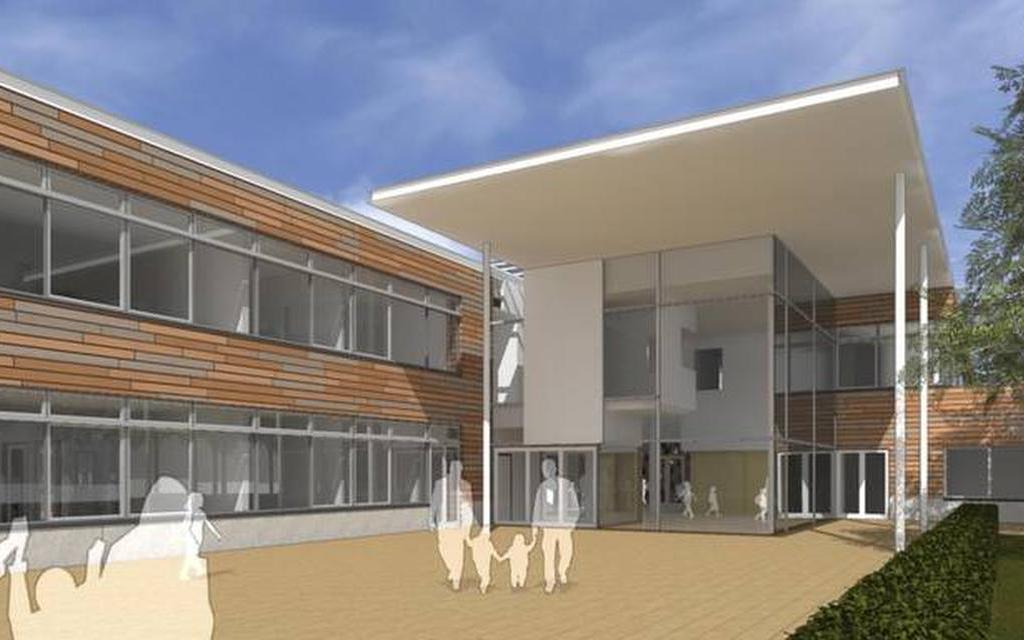 Kinderen heien eerste paal kindcentrum Emmerhout