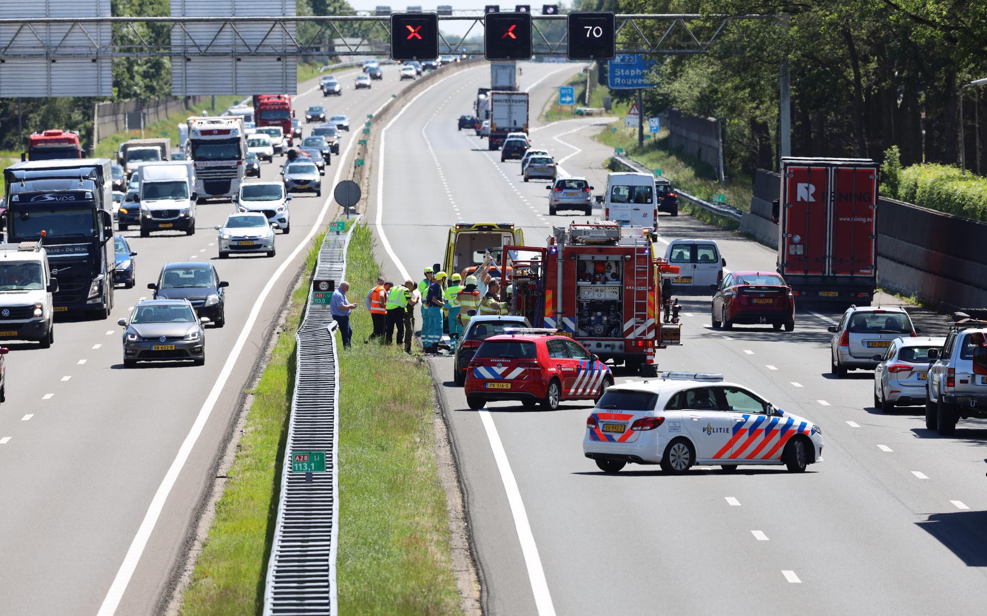 Update: Ongeval Op A28 Bij Staphorst, Weg Weer Vrij En Verkeer Komt Op ...