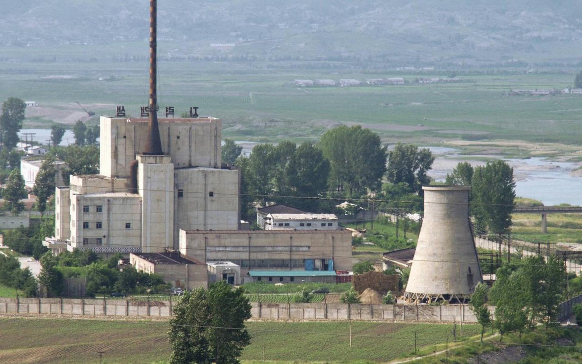 De nucleaire fabriek in Yongbyon inn Noord-Korea op archiefbeeld.
