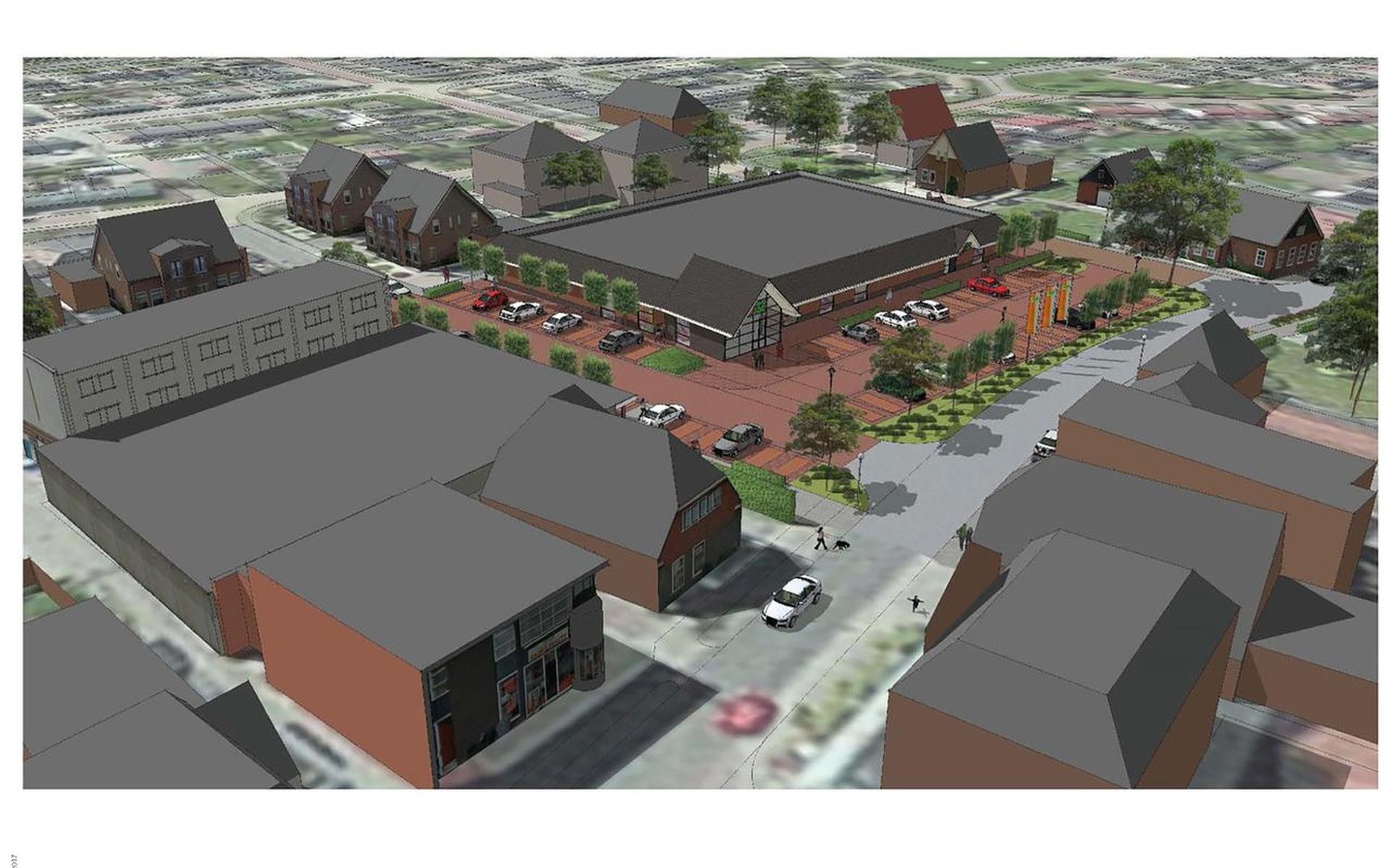 Huizen en bedrijven moeten wijken voor Poiesz in Tolbert - Dagblad van het Noorden