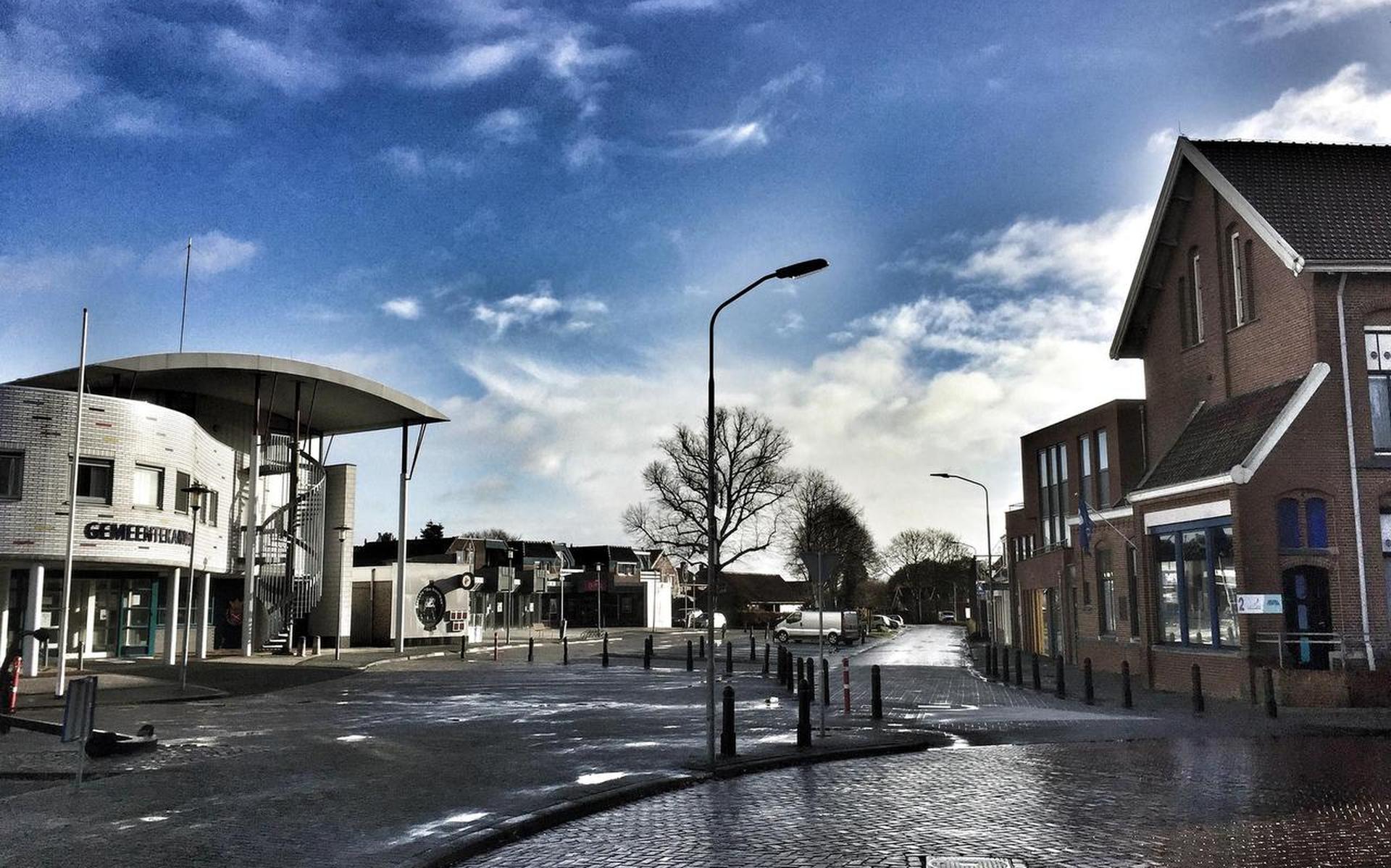 De Poststraat in Scheemda. FOTO DvhN