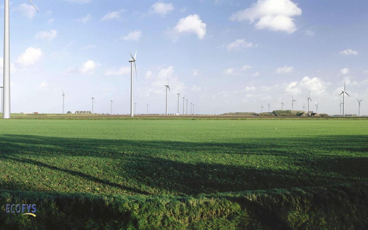 Ten zuiden van het Windpark Delfzijl-Zuid groeit het verzet tegen de uitbreidingsplannen. Ten zuiden van het Windpark Delfzijl-Zuid groeit het verzet tegen de uitbreidingsplannen.