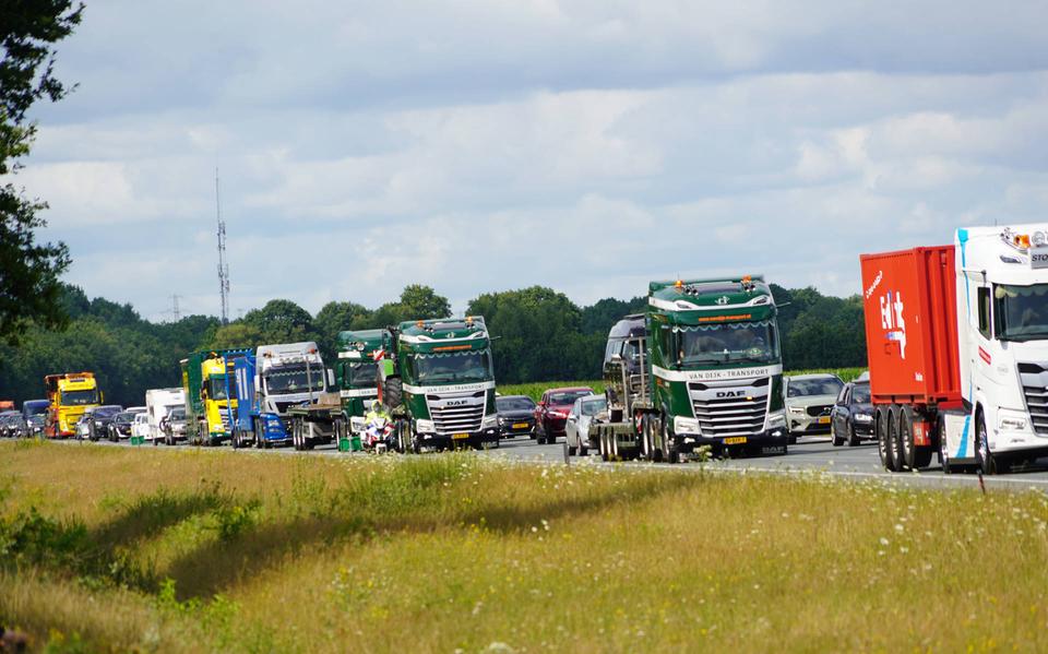 De uittocht van het Truckstar Festival.