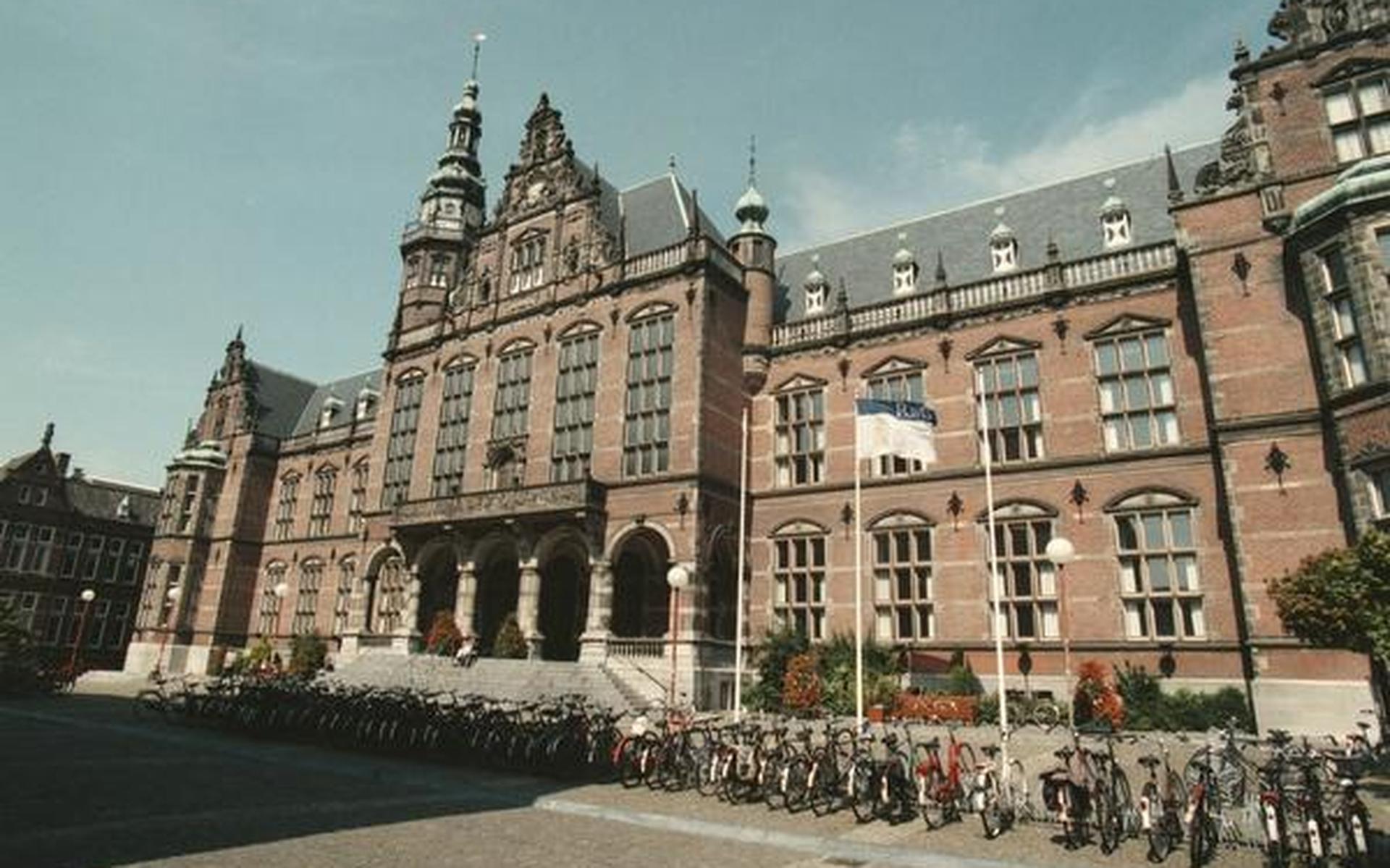 Het Academiegebouw van de RUG aan het Broerplein in Groningen. FOTO ARCHIEF DVHN