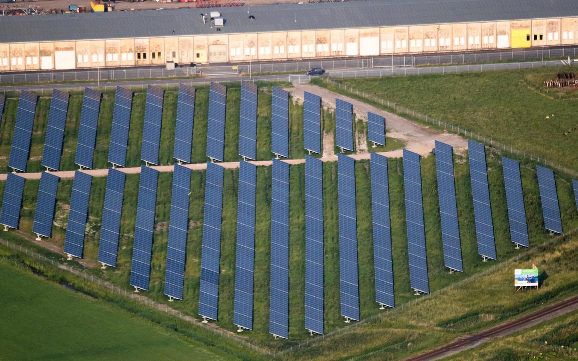 Het coöperatieve zonnepark Vierverlaten van Grunneger Power. Foto: DvhN