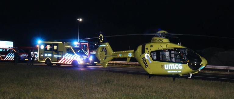 Persoon aangereden op A7 bij Winschoten. Persoon aangereden op A7 bij Winschoten.